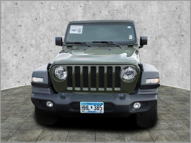Used 2021 Jeep Wrangler Unlimited Sport S with VIN 1C4HJXDN9MW770828 for sale in Mankato, Minnesota